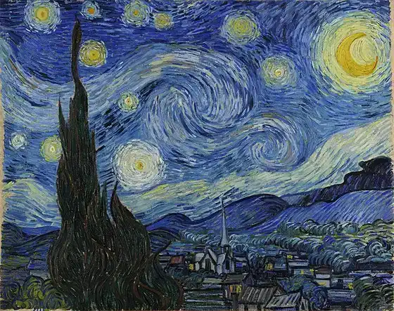 Vincent van Gogh, La Nuit étoilée (1889)