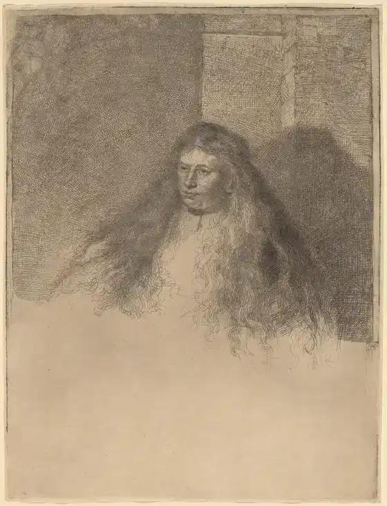 Jeune portrait par Rembrandt